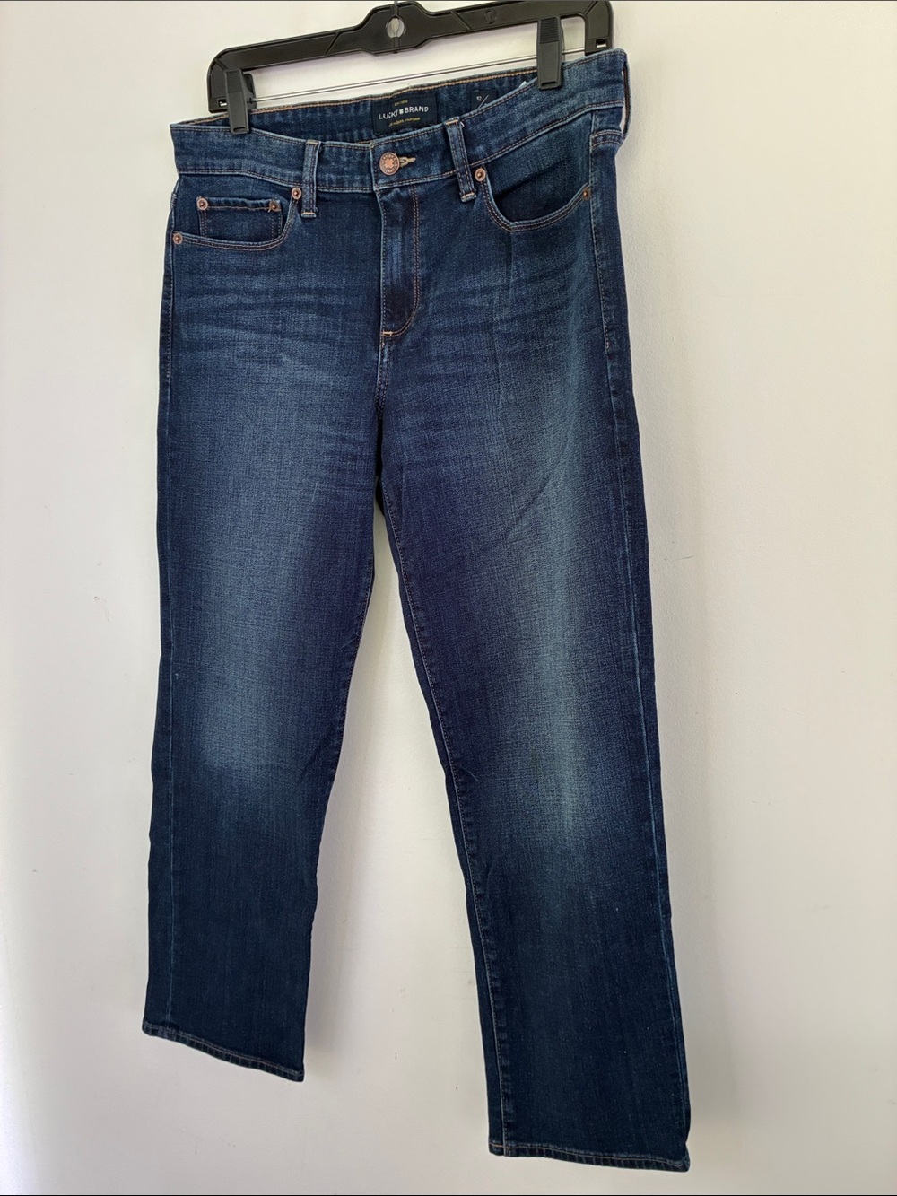 Lucky Brand Women’s Sweet Crop Indigo Straight Jeans 12/31 - Picture 3 of 8